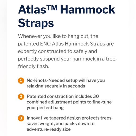 NEW - Eno DoubleNest Hammock and Suspension Straps - Red/Charcoal - Picture 9 of 10